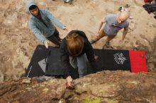 Bouldering in Hueco Tanks on 03/16/2019 with Blue Lizard Climbing and Yoga

Filename: SRM_20190316_1551480.jpg
Aperture: f/5.6
Shutter Speed: 1/1000
Body: Canon EOS-1D Mark II
Lens: Canon EF 16-35mm f/2.8 L