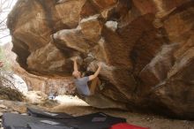 Bouldering in Hueco Tanks on 03/16/2019 with Blue Lizard Climbing and Yoga

Filename: SRM_20190316_1634110.jpg
Aperture: f/5.6
Shutter Speed: 1/125
Body: Canon EOS-1D Mark II
Lens: Canon EF 16-35mm f/2.8 L