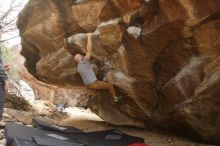 Bouldering in Hueco Tanks on 03/16/2019 with Blue Lizard Climbing and Yoga

Filename: SRM_20190316_1634170.jpg
Aperture: f/5.6
Shutter Speed: 1/160
Body: Canon EOS-1D Mark II
Lens: Canon EF 16-35mm f/2.8 L
