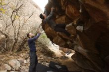 Bouldering in Hueco Tanks on 03/16/2019 with Blue Lizard Climbing and Yoga

Filename: SRM_20190316_1637220.jpg
Aperture: f/5.6
Shutter Speed: 1/320
Body: Canon EOS-1D Mark II
Lens: Canon EF 16-35mm f/2.8 L