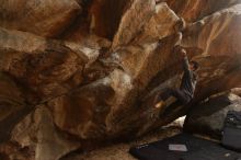 Bouldering in Hueco Tanks on 03/16/2019 with Blue Lizard Climbing and Yoga

Filename: SRM_20190316_1650110.jpg
Aperture: f/5.0
Shutter Speed: 1/200
Body: Canon EOS-1D Mark II
Lens: Canon EF 16-35mm f/2.8 L