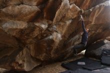 Bouldering in Hueco Tanks on 03/16/2019 with Blue Lizard Climbing and Yoga

Filename: SRM_20190316_1653440.jpg
Aperture: f/5.0
Shutter Speed: 1/200
Body: Canon EOS-1D Mark II
Lens: Canon EF 16-35mm f/2.8 L