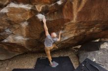 Bouldering in Hueco Tanks on 03/16/2019 with Blue Lizard Climbing and Yoga

Filename: SRM_20190316_1656410.jpg
Aperture: f/5.0
Shutter Speed: 1/160
Body: Canon EOS-1D Mark II
Lens: Canon EF 16-35mm f/2.8 L