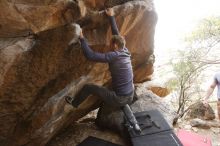 Bouldering in Hueco Tanks on 03/16/2019 with Blue Lizard Climbing and Yoga

Filename: SRM_20190316_1704450.jpg
Aperture: f/5.0
Shutter Speed: 1/160
Body: Canon EOS-1D Mark II
Lens: Canon EF 16-35mm f/2.8 L