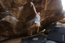 Bouldering in Hueco Tanks on 03/16/2019 with Blue Lizard Climbing and Yoga

Filename: SRM_20190316_1708180.jpg
Aperture: f/5.0
Shutter Speed: 1/200
Body: Canon EOS-1D Mark II
Lens: Canon EF 16-35mm f/2.8 L