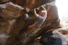 Bouldering in Hueco Tanks on 03/16/2019 with Blue Lizard Climbing and Yoga

Filename: SRM_20190316_1708260.jpg
Aperture: f/5.0
Shutter Speed: 1/200
Body: Canon EOS-1D Mark II
Lens: Canon EF 16-35mm f/2.8 L