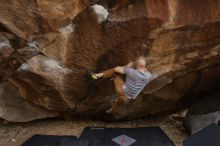 Bouldering in Hueco Tanks on 03/16/2019 with Blue Lizard Climbing and Yoga

Filename: SRM_20190316_1715020.jpg
Aperture: f/5.0
Shutter Speed: 1/200
Body: Canon EOS-1D Mark II
Lens: Canon EF 16-35mm f/2.8 L