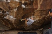 Bouldering in Hueco Tanks on 03/16/2019 with Blue Lizard Climbing and Yoga

Filename: SRM_20190316_1716060.jpg
Aperture: f/5.0
Shutter Speed: 1/200
Body: Canon EOS-1D Mark II
Lens: Canon EF 16-35mm f/2.8 L