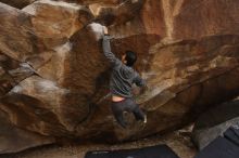 Bouldering in Hueco Tanks on 03/16/2019 with Blue Lizard Climbing and Yoga

Filename: SRM_20190316_1717350.jpg
Aperture: f/5.0
Shutter Speed: 1/200
Body: Canon EOS-1D Mark II
Lens: Canon EF 16-35mm f/2.8 L