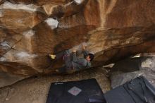 Bouldering in Hueco Tanks on 03/16/2019 with Blue Lizard Climbing and Yoga

Filename: SRM_20190316_1720480.jpg
Aperture: f/5.0
Shutter Speed: 1/200
Body: Canon EOS-1D Mark II
Lens: Canon EF 16-35mm f/2.8 L