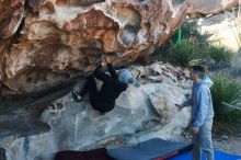 Bouldering in Hueco Tanks on 03/17/2019 with Blue Lizard Climbing and Yoga

Filename: SRM_20190317_0925570.jpg
Aperture: f/4.0
Shutter Speed: 1/250
Body: Canon EOS-1D Mark II
Lens: Canon EF 50mm f/1.8 II