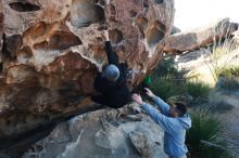 Bouldering in Hueco Tanks on 03/17/2019 with Blue Lizard Climbing and Yoga

Filename: SRM_20190317_0926220.jpg
Aperture: f/4.0
Shutter Speed: 1/320
Body: Canon EOS-1D Mark II
Lens: Canon EF 50mm f/1.8 II