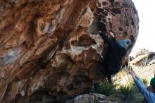 Bouldering in Hueco Tanks on 03/17/2019 with Blue Lizard Climbing and Yoga

Filename: SRM_20190317_0926460.jpg
Aperture: f/4.0
Shutter Speed: 1/400
Body: Canon EOS-1D Mark II
Lens: Canon EF 50mm f/1.8 II