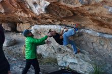 Bouldering in Hueco Tanks on 03/17/2019 with Blue Lizard Climbing and Yoga

Filename: SRM_20190317_0942450.jpg
Aperture: f/4.0
Shutter Speed: 1/200
Body: Canon EOS-1D Mark II
Lens: Canon EF 50mm f/1.8 II