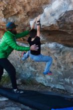 Bouldering in Hueco Tanks on 03/17/2019 with Blue Lizard Climbing and Yoga

Filename: SRM_20190317_0947200.jpg
Aperture: f/4.0
Shutter Speed: 1/200
Body: Canon EOS-1D Mark II
Lens: Canon EF 50mm f/1.8 II