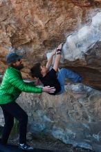 Bouldering in Hueco Tanks on 03/17/2019 with Blue Lizard Climbing and Yoga

Filename: SRM_20190317_0947230.jpg
Aperture: f/4.0
Shutter Speed: 1/200
Body: Canon EOS-1D Mark II
Lens: Canon EF 50mm f/1.8 II