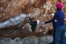 Bouldering in Hueco Tanks on 03/17/2019 with Blue Lizard Climbing and Yoga

Filename: SRM_20190317_0956350.jpg
Aperture: f/4.0
Shutter Speed: 1/320
Body: Canon EOS-1D Mark II
Lens: Canon EF 50mm f/1.8 II