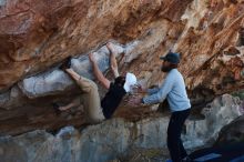 Bouldering in Hueco Tanks on 03/17/2019 with Blue Lizard Climbing and Yoga

Filename: SRM_20190317_1004190.jpg
Aperture: f/4.0
Shutter Speed: 1/320
Body: Canon EOS-1D Mark II
Lens: Canon EF 50mm f/1.8 II