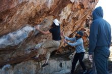 Bouldering in Hueco Tanks on 03/17/2019 with Blue Lizard Climbing and Yoga

Filename: SRM_20190317_1004371.jpg
Aperture: f/4.0
Shutter Speed: 1/320
Body: Canon EOS-1D Mark II
Lens: Canon EF 50mm f/1.8 II