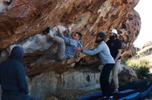 Bouldering in Hueco Tanks on 03/17/2019 with Blue Lizard Climbing and Yoga

Filename: SRM_20190317_1009280.jpg
Aperture: f/4.0
Shutter Speed: 1/400
Body: Canon EOS-1D Mark II
Lens: Canon EF 50mm f/1.8 II