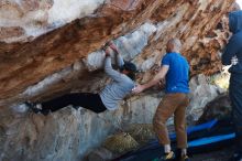 Bouldering in Hueco Tanks on 03/17/2019 with Blue Lizard Climbing and Yoga

Filename: SRM_20190317_1010460.jpg
Aperture: f/4.0
Shutter Speed: 1/320
Body: Canon EOS-1D Mark II
Lens: Canon EF 50mm f/1.8 II