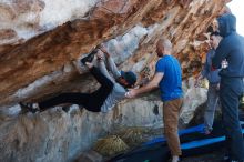 Bouldering in Hueco Tanks on 03/17/2019 with Blue Lizard Climbing and Yoga

Filename: SRM_20190317_1010470.jpg
Aperture: f/4.0
Shutter Speed: 1/250
Body: Canon EOS-1D Mark II
Lens: Canon EF 50mm f/1.8 II