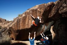 Bouldering in Hueco Tanks on 03/17/2019 with Blue Lizard Climbing and Yoga

Filename: SRM_20190317_1102180.jpg
Aperture: f/5.6
Shutter Speed: 1/250
Body: Canon EOS-1D Mark II
Lens: Canon EF 16-35mm f/2.8 L