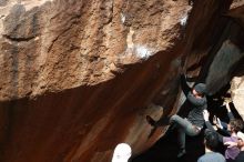 Bouldering in Hueco Tanks on 03/17/2019 with Blue Lizard Climbing and Yoga

Filename: SRM_20190317_1158270.jpg
Aperture: f/5.6
Shutter Speed: 1/250
Body: Canon EOS-1D Mark II
Lens: Canon EF 50mm f/1.8 II