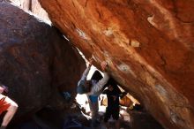 Bouldering in Hueco Tanks on 03/17/2019 with Blue Lizard Climbing and Yoga

Filename: SRM_20190317_1259140.jpg
Aperture: f/5.6
Shutter Speed: 1/320
Body: Canon EOS-1D Mark II
Lens: Canon EF 16-35mm f/2.8 L