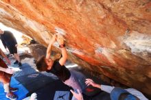 Bouldering in Hueco Tanks on 03/17/2019 with Blue Lizard Climbing and Yoga

Filename: SRM_20190317_1301231.jpg
Aperture: f/5.6
Shutter Speed: 1/80
Body: Canon EOS-1D Mark II
Lens: Canon EF 16-35mm f/2.8 L