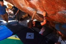 Bouldering in Hueco Tanks on 03/17/2019 with Blue Lizard Climbing and Yoga

Filename: SRM_20190317_1303200.jpg
Aperture: f/5.6
Shutter Speed: 1/160
Body: Canon EOS-1D Mark II
Lens: Canon EF 16-35mm f/2.8 L