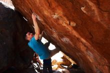Bouldering in Hueco Tanks on 03/17/2019 with Blue Lizard Climbing and Yoga

Filename: SRM_20190317_1305090.jpg
Aperture: f/5.6
Shutter Speed: 1/320
Body: Canon EOS-1D Mark II
Lens: Canon EF 16-35mm f/2.8 L