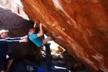 Bouldering in Hueco Tanks on 03/17/2019 with Blue Lizard Climbing and Yoga

Filename: SRM_20190317_1305160.jpg
Aperture: f/5.6
Shutter Speed: 1/320
Body: Canon EOS-1D Mark II
Lens: Canon EF 16-35mm f/2.8 L