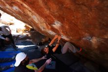 Bouldering in Hueco Tanks on 03/17/2019 with Blue Lizard Climbing and Yoga

Filename: SRM_20190317_1308190.jpg
Aperture: f/5.6
Shutter Speed: 1/200
Body: Canon EOS-1D Mark II
Lens: Canon EF 16-35mm f/2.8 L
