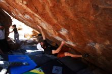 Bouldering in Hueco Tanks on 03/17/2019 with Blue Lizard Climbing and Yoga

Filename: SRM_20190317_1309000.jpg
Aperture: f/5.6
Shutter Speed: 1/250
Body: Canon EOS-1D Mark II
Lens: Canon EF 16-35mm f/2.8 L