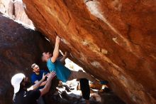 Bouldering in Hueco Tanks on 03/17/2019 with Blue Lizard Climbing and Yoga

Filename: SRM_20190317_1313100.jpg
Aperture: f/5.6
Shutter Speed: 1/320
Body: Canon EOS-1D Mark II
Lens: Canon EF 16-35mm f/2.8 L