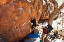 Bouldering in Hueco Tanks on 03/17/2019 with Blue Lizard Climbing and Yoga

Filename: SRM_20190317_1423410.jpg
Aperture: f/5.6
Shutter Speed: 1/320
Body: Canon EOS-1D Mark II
Lens: Canon EF 16-35mm f/2.8 L