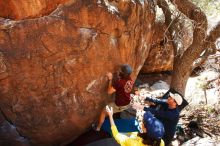 Bouldering in Hueco Tanks on 03/17/2019 with Blue Lizard Climbing and Yoga

Filename: SRM_20190317_1426250.jpg
Aperture: f/5.6
Shutter Speed: 1/200
Body: Canon EOS-1D Mark II
Lens: Canon EF 16-35mm f/2.8 L