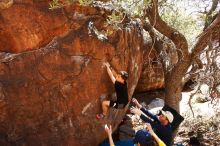 Bouldering in Hueco Tanks on 03/17/2019 with Blue Lizard Climbing and Yoga

Filename: SRM_20190317_1427370.jpg
Aperture: f/5.6
Shutter Speed: 1/250
Body: Canon EOS-1D Mark II
Lens: Canon EF 16-35mm f/2.8 L