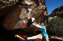 Bouldering in Hueco Tanks on 03/17/2019 with Blue Lizard Climbing and Yoga

Filename: SRM_20190317_1456310.jpg
Aperture: f/6.3
Shutter Speed: 1/250
Body: Canon EOS-1D Mark II
Lens: Canon EF 16-35mm f/2.8 L