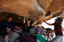 Bouldering in Hueco Tanks on 03/17/2019 with Blue Lizard Climbing and Yoga

Filename: SRM_20190317_1539250.jpg
Aperture: f/5.6
Shutter Speed: 1/250
Body: Canon EOS-1D Mark II
Lens: Canon EF 16-35mm f/2.8 L