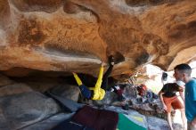 Bouldering in Hueco Tanks on 03/17/2019 with Blue Lizard Climbing and Yoga

Filename: SRM_20190317_1551390.jpg
Aperture: f/5.6
Shutter Speed: 1/250
Body: Canon EOS-1D Mark II
Lens: Canon EF 16-35mm f/2.8 L