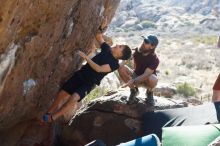 Bouldering in Hueco Tanks on 03/17/2019 with Blue Lizard Climbing and Yoga

Filename: SRM_20190317_1654590.jpg
Aperture: f/4.0
Shutter Speed: 1/320
Body: Canon EOS-1D Mark II
Lens: Canon EF 50mm f/1.8 II