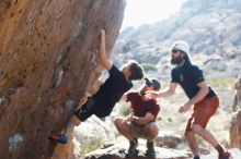 Bouldering in Hueco Tanks on 03/17/2019 with Blue Lizard Climbing and Yoga

Filename: SRM_20190317_1655031.jpg
Aperture: f/4.0
Shutter Speed: 1/320
Body: Canon EOS-1D Mark II
Lens: Canon EF 50mm f/1.8 II