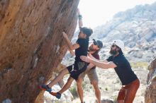 Bouldering in Hueco Tanks on 03/17/2019 with Blue Lizard Climbing and Yoga

Filename: SRM_20190317_1655070.jpg
Aperture: f/4.0
Shutter Speed: 1/320
Body: Canon EOS-1D Mark II
Lens: Canon EF 50mm f/1.8 II