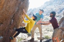 Bouldering in Hueco Tanks on 03/17/2019 with Blue Lizard Climbing and Yoga

Filename: SRM_20190317_1700510.jpg
Aperture: f/4.0
Shutter Speed: 1/320
Body: Canon EOS-1D Mark II
Lens: Canon EF 50mm f/1.8 II