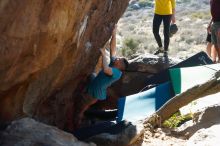 Bouldering in Hueco Tanks on 03/17/2019 with Blue Lizard Climbing and Yoga

Filename: SRM_20190317_1707040.jpg
Aperture: f/4.0
Shutter Speed: 1/250
Body: Canon EOS-1D Mark II
Lens: Canon EF 50mm f/1.8 II