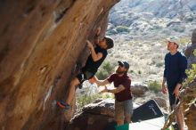 Bouldering in Hueco Tanks on 03/17/2019 with Blue Lizard Climbing and Yoga

Filename: SRM_20190317_1711151.jpg
Aperture: f/4.0
Shutter Speed: 1/250
Body: Canon EOS-1D Mark II
Lens: Canon EF 50mm f/1.8 II