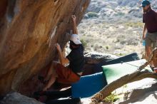 Bouldering in Hueco Tanks on 03/17/2019 with Blue Lizard Climbing and Yoga

Filename: SRM_20190317_1712310.jpg
Aperture: f/4.0
Shutter Speed: 1/250
Body: Canon EOS-1D Mark II
Lens: Canon EF 50mm f/1.8 II