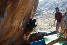 Bouldering in Hueco Tanks on 03/17/2019 with Blue Lizard Climbing and Yoga

Filename: SRM_20190317_1712370.jpg
Aperture: f/4.0
Shutter Speed: 1/250
Body: Canon EOS-1D Mark II
Lens: Canon EF 50mm f/1.8 II